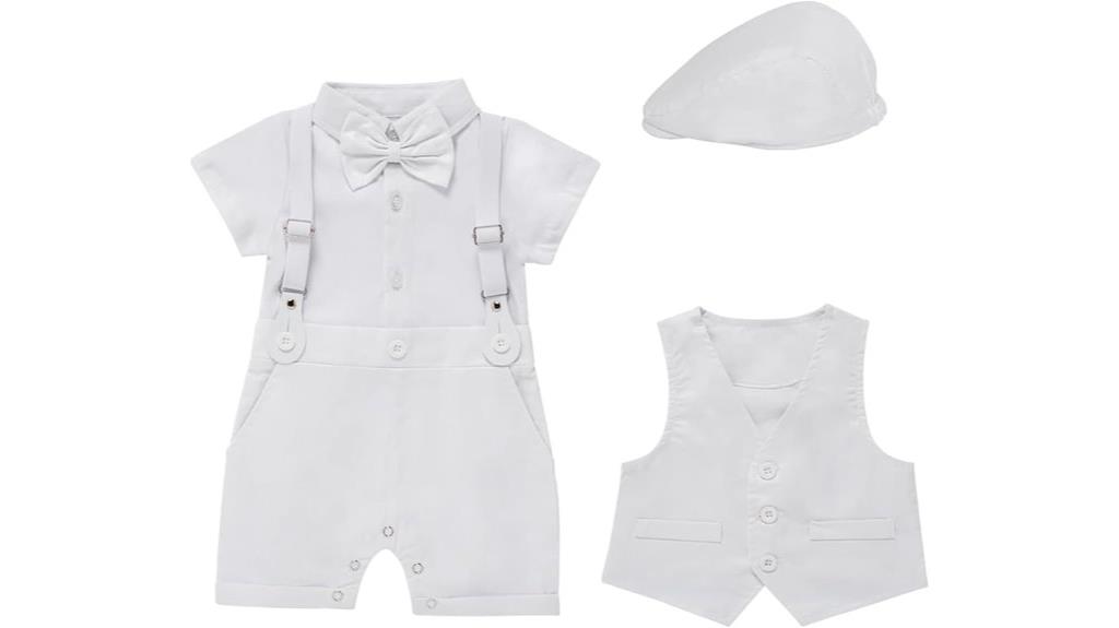 baby baptism romper outfit