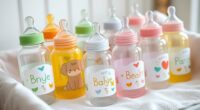 baby bottle label ideas