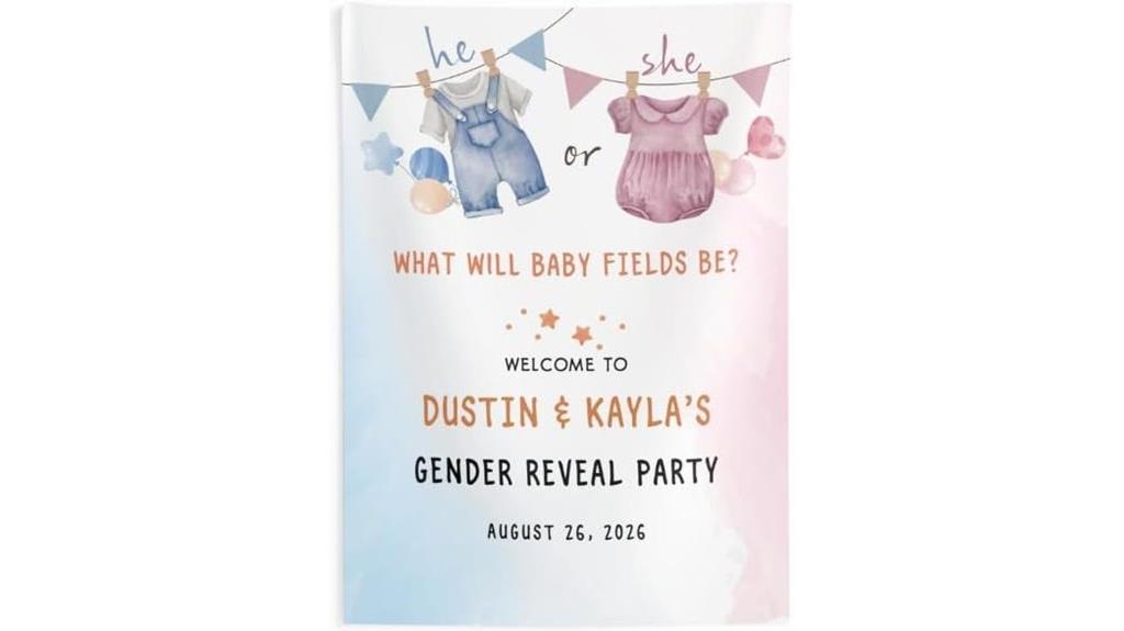 baby clothes gender reveal
