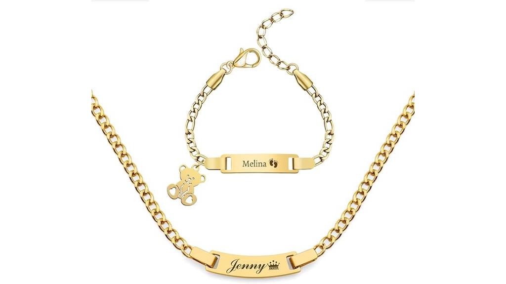 baby gift jewelry set