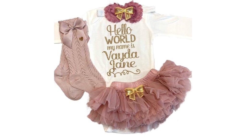 baby girl personalized outfit