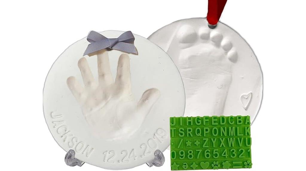baby handprint footprint keepsake