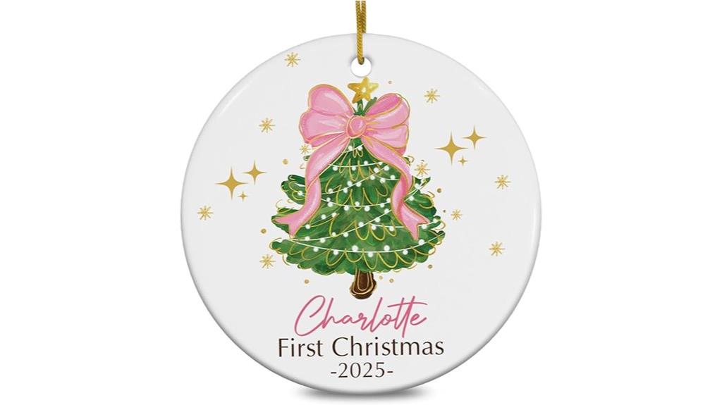 baby s first christmas ornament