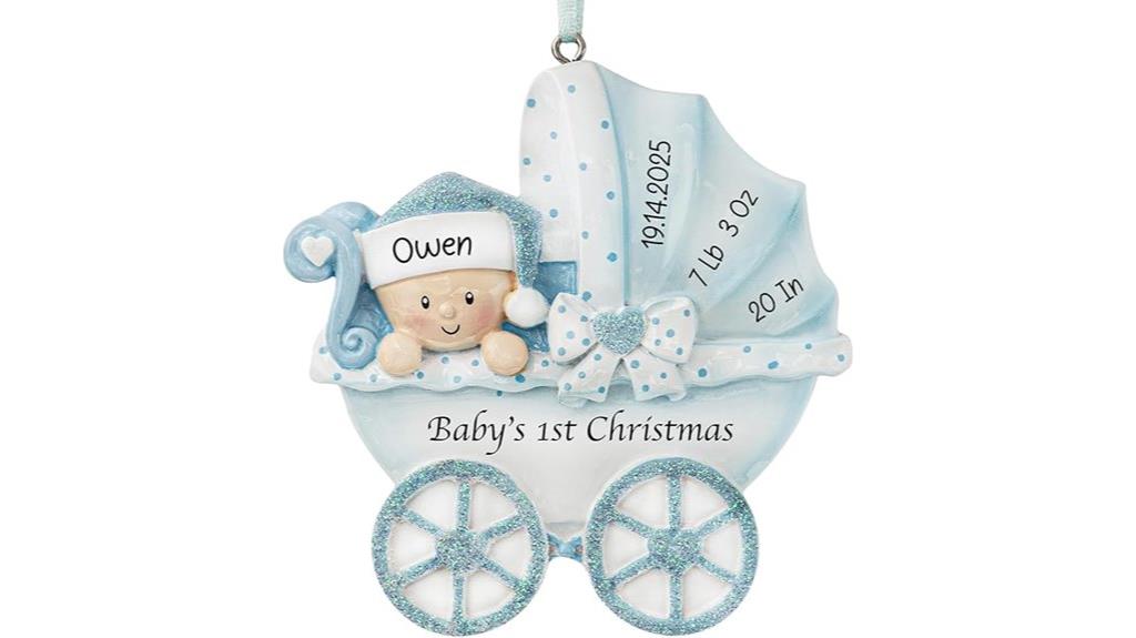 baby s first christmas ornament