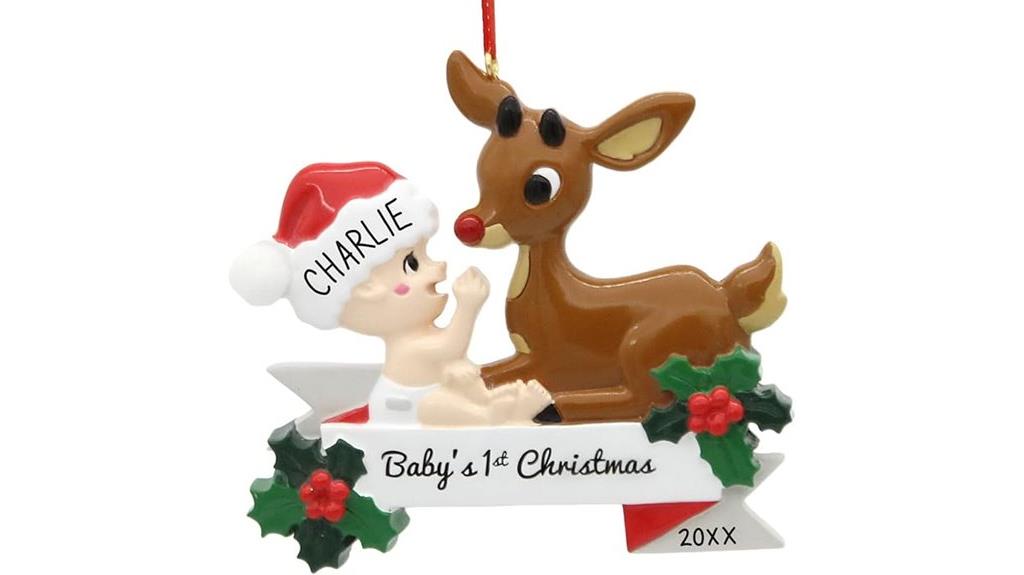 baby s first christmas ornament