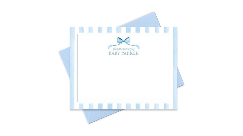 baby shower thank you cards