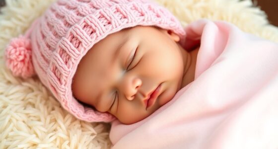 baby swaddle hat sets
