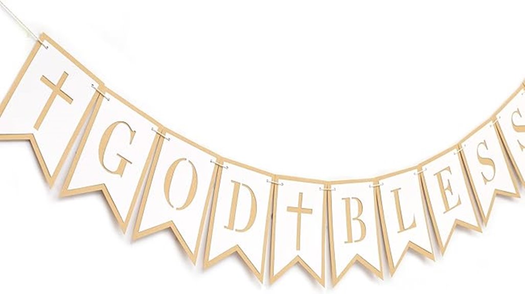 baptism and christening banner