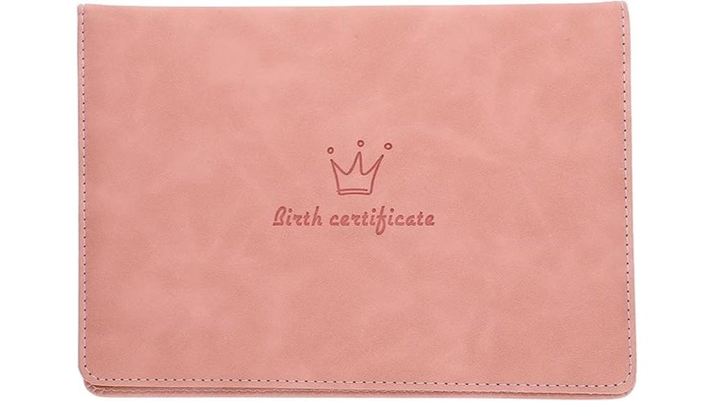 certificate cover protector folder