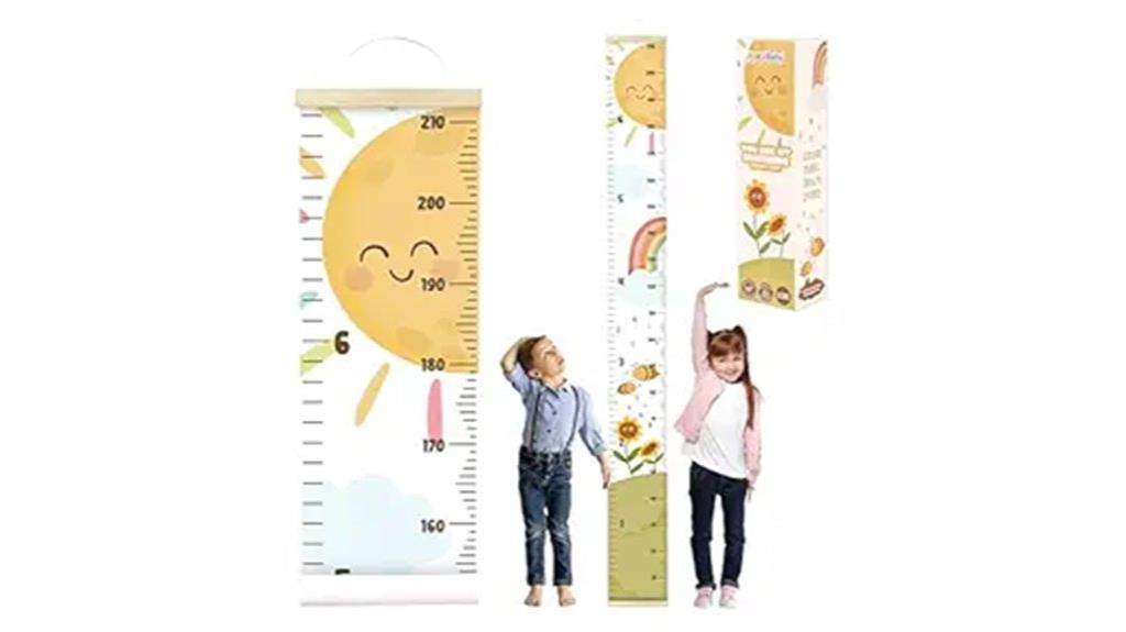 children s height measurement canvas