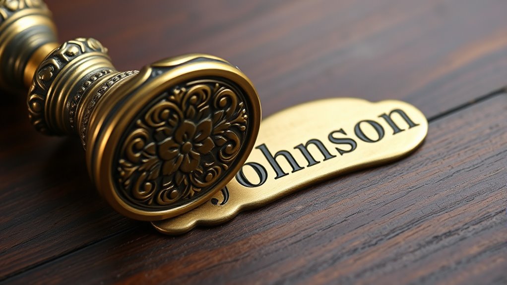 choosing durable family name seal