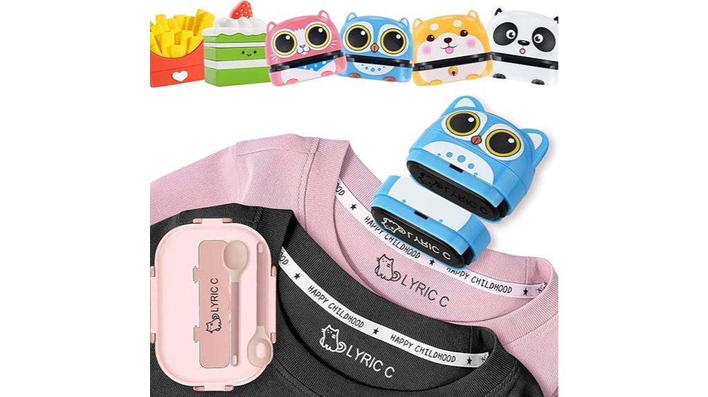 clothing and bottle stamps