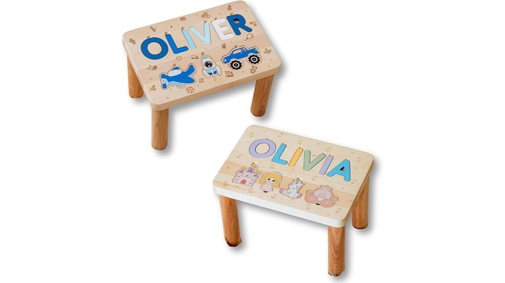 colorful kids step stool