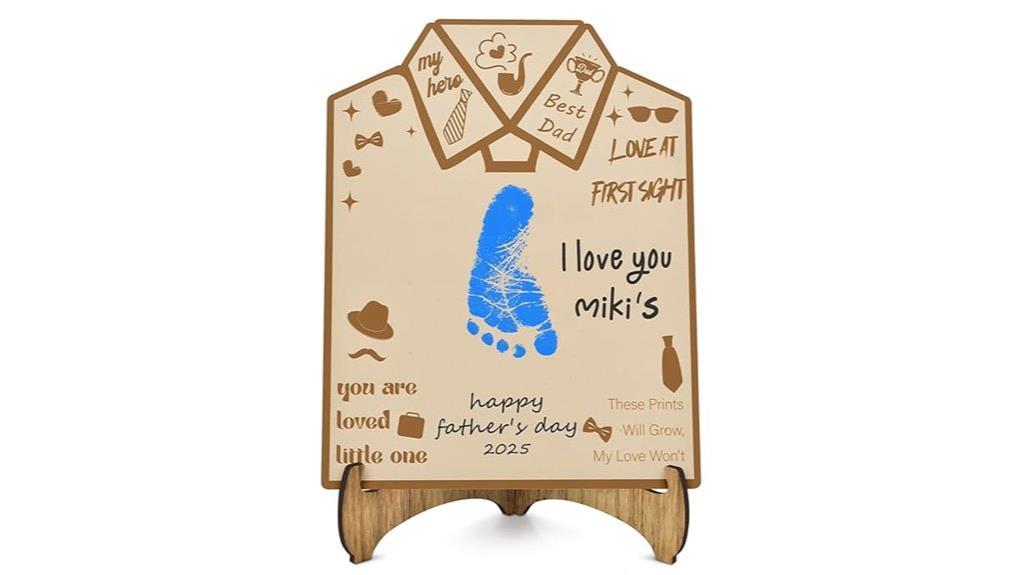 create personal baby footprints