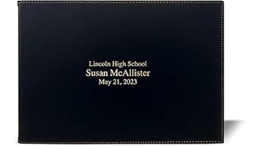 custom 8 5x11 certificate holder