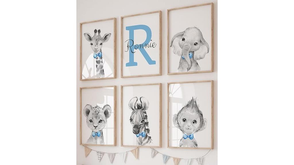 custom baby animal prints
