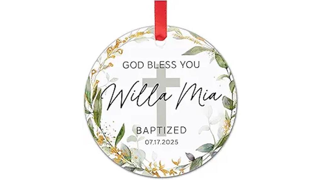 custom baby baptism keepsake