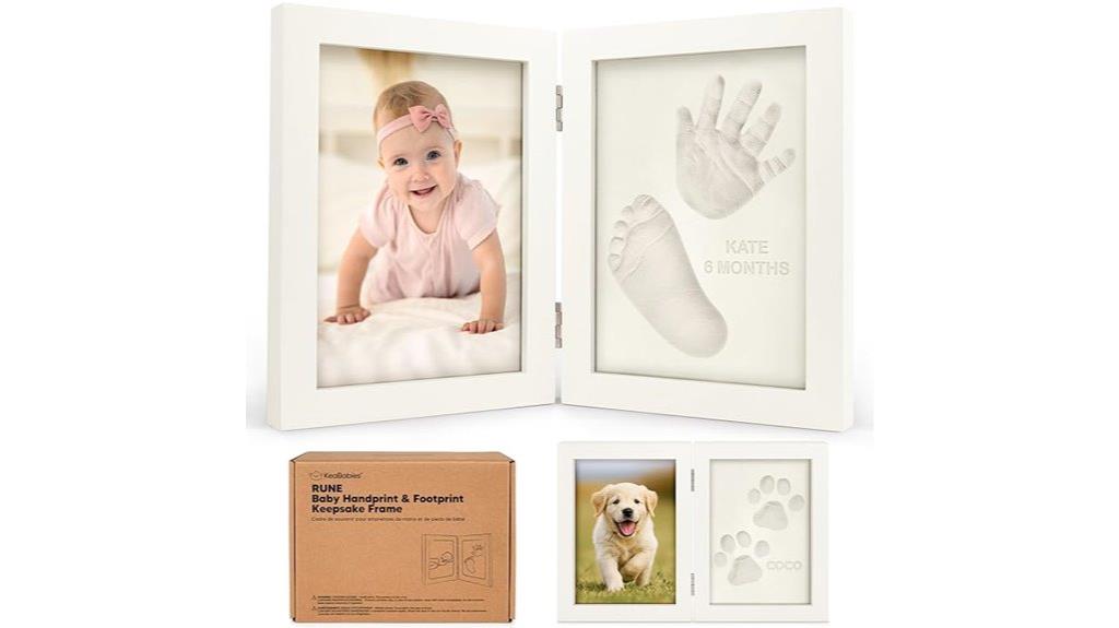 custom baby handprint keepsake