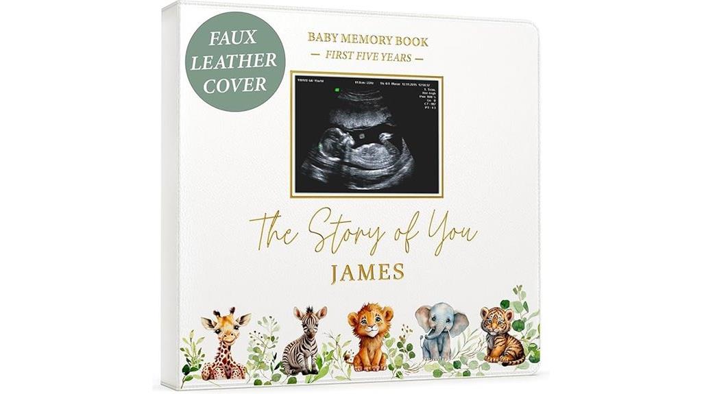 custom baby memory book