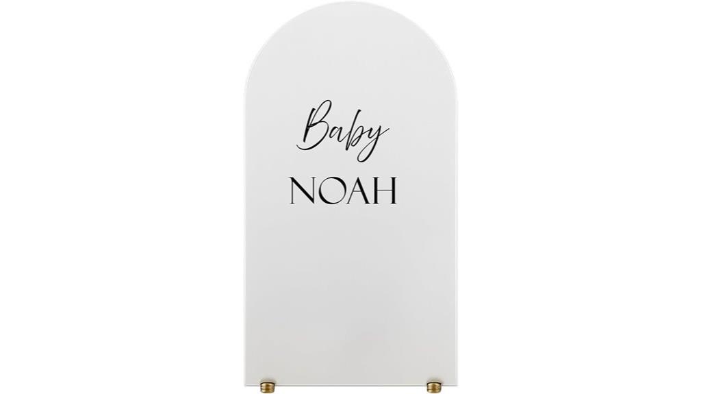 custom baby name decal