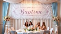 custom baptism banner ideas