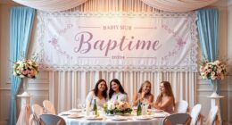 custom baptism banner ideas