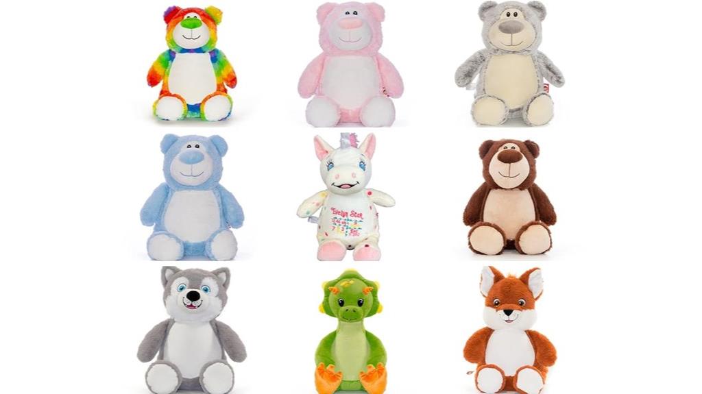 custom birth date plush