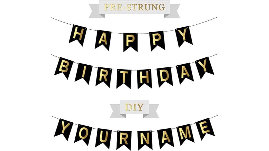 custom birthday banner kit