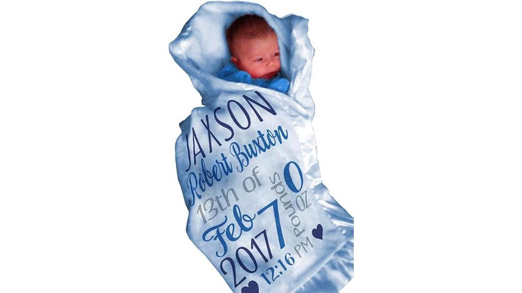 custom boy s baby blanket