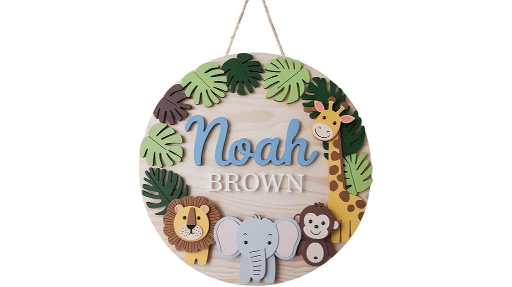 custom boys nursery sign