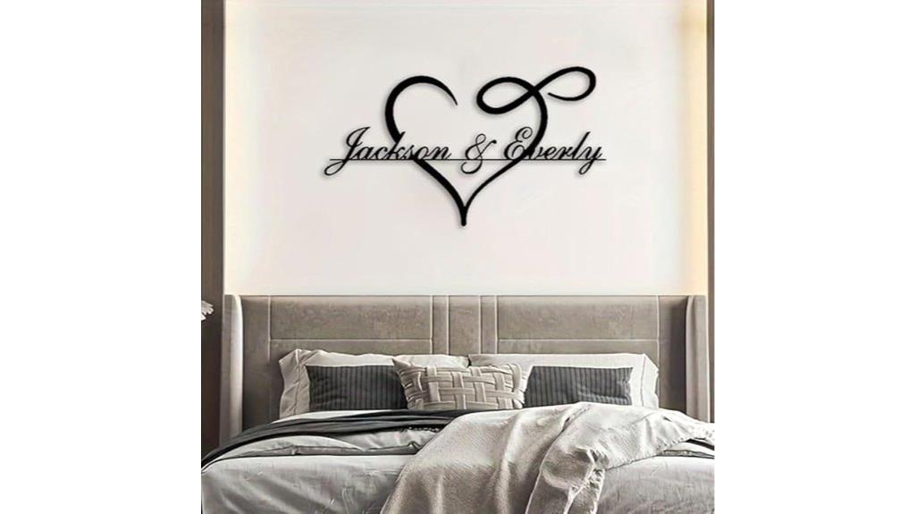 custom couple heart art