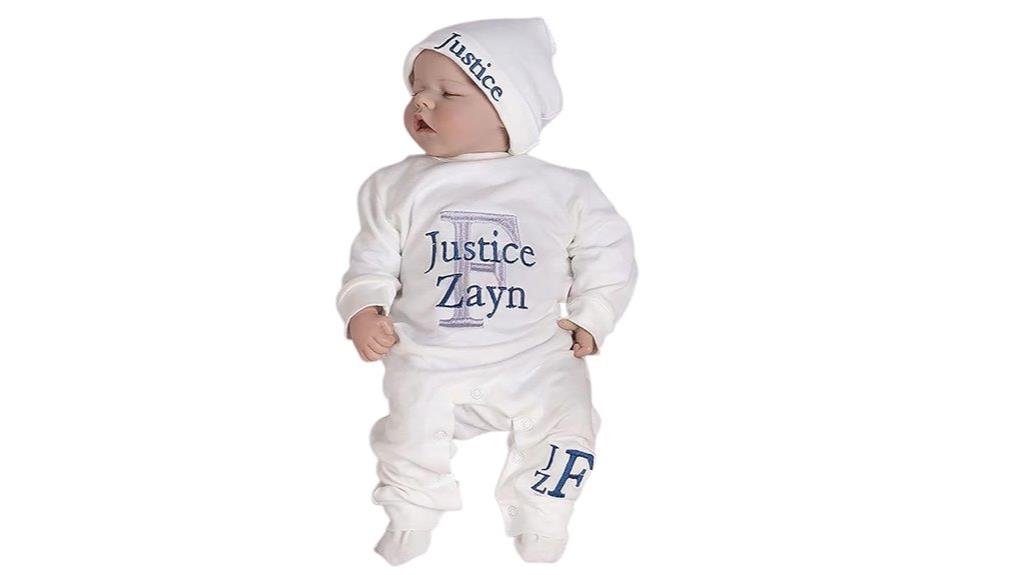 custom embroidered baby romper