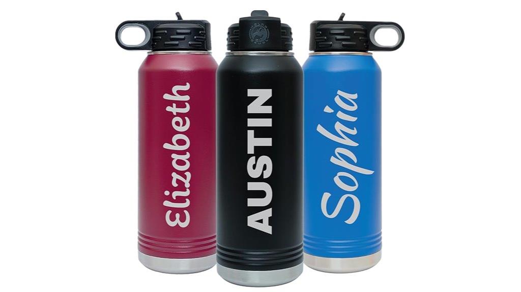 custom engraved steel bottle