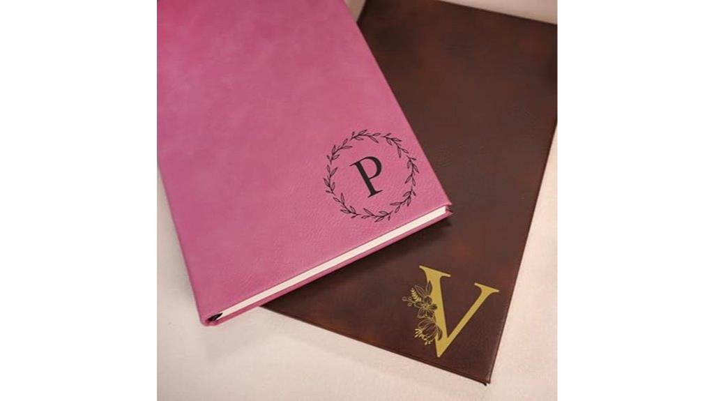 custom engraved vegan journal