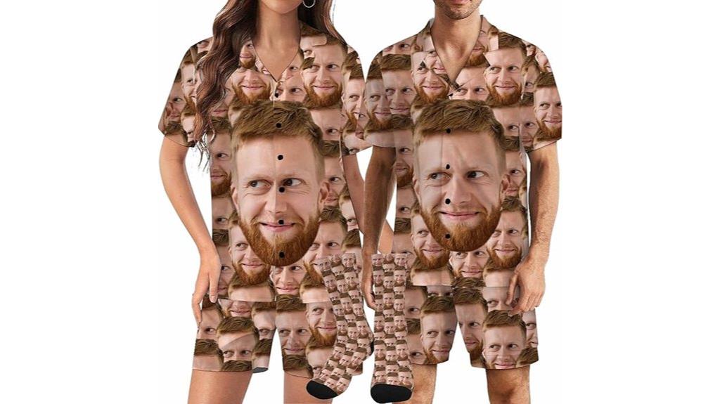 custom face pajama set
