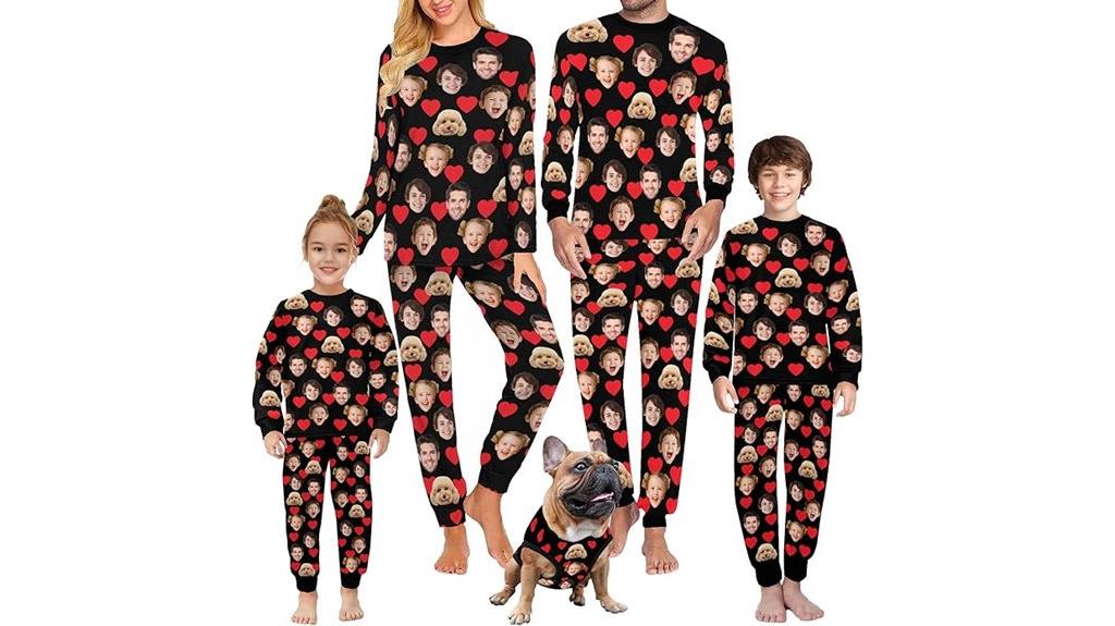custom family christmas pajamas