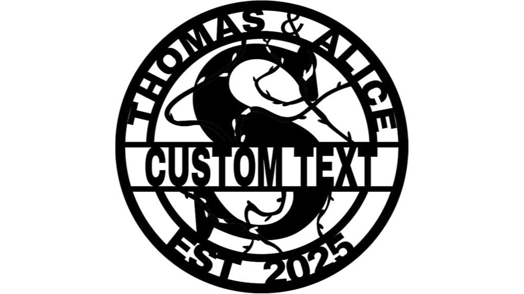 custom family crest sign
