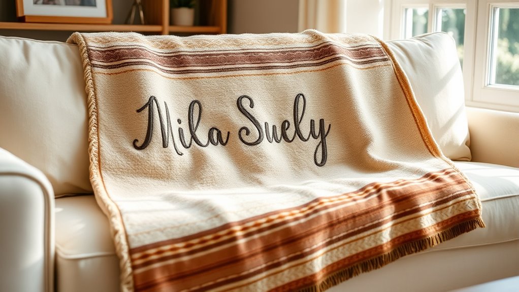 custom family name blankets
