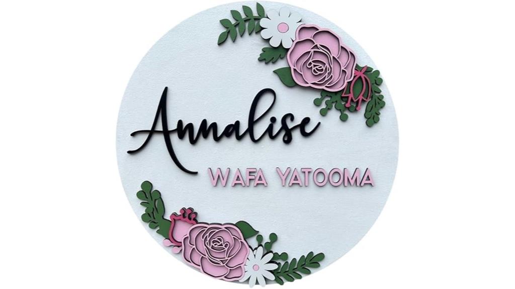 custom girl name art