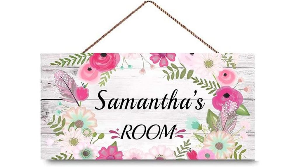 custom girl s room sign