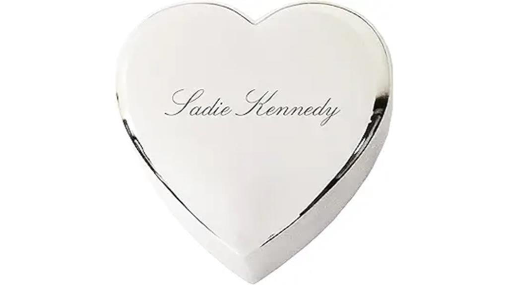 custom heart jewelry box