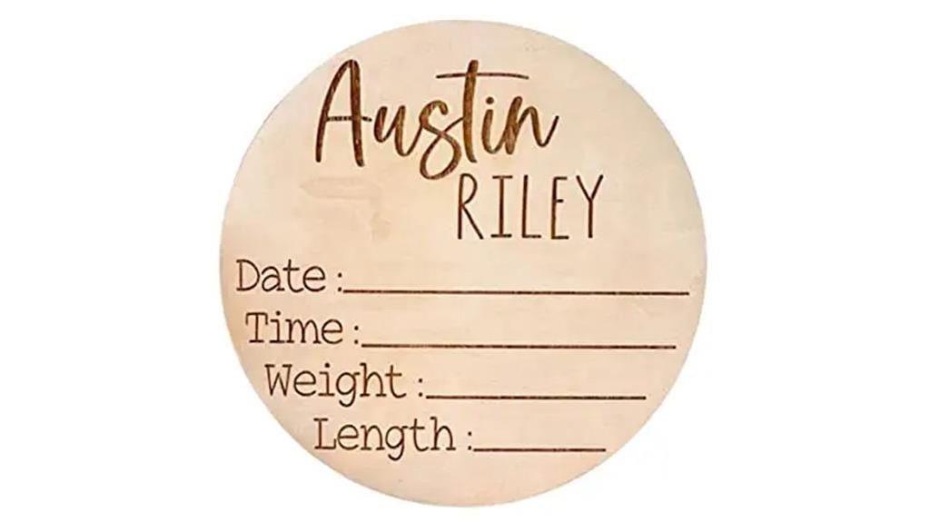 custom hospital baby sign