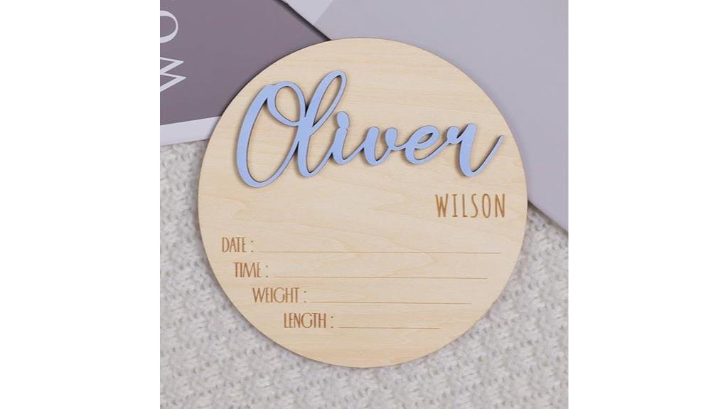 custom hospital birth sign