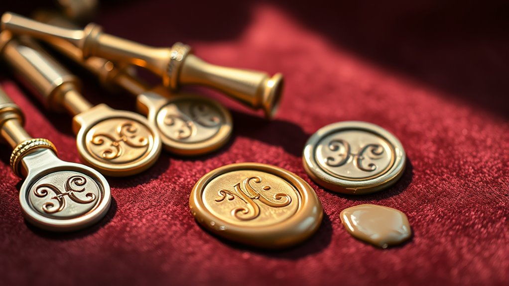 custom initials wax seal