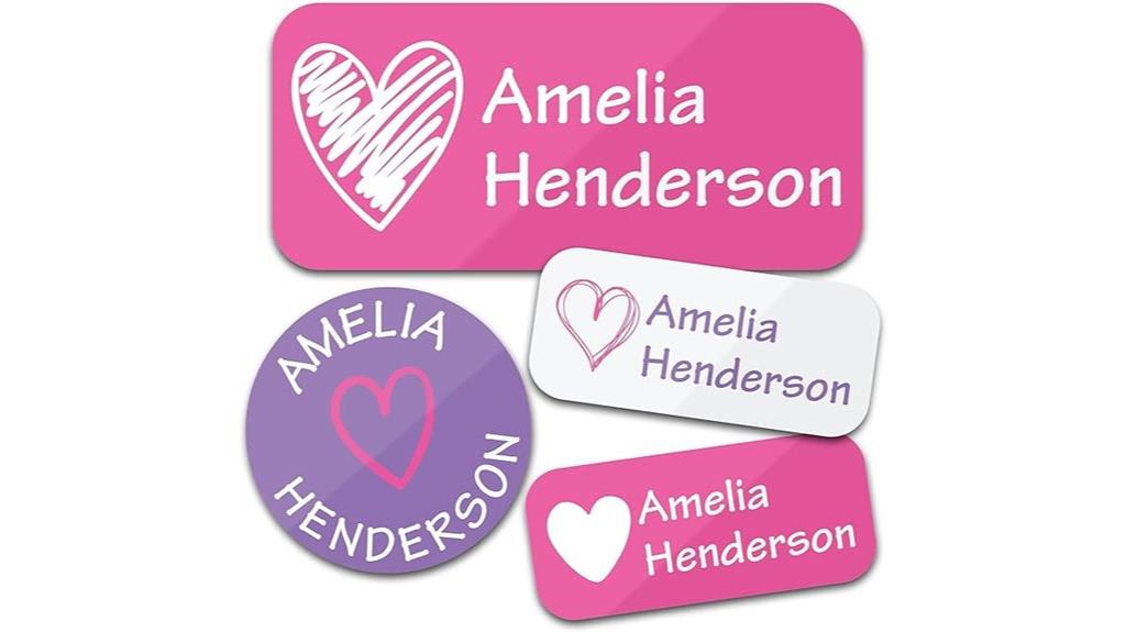 custom kids daycare labels