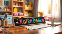 custom kids desk name plates