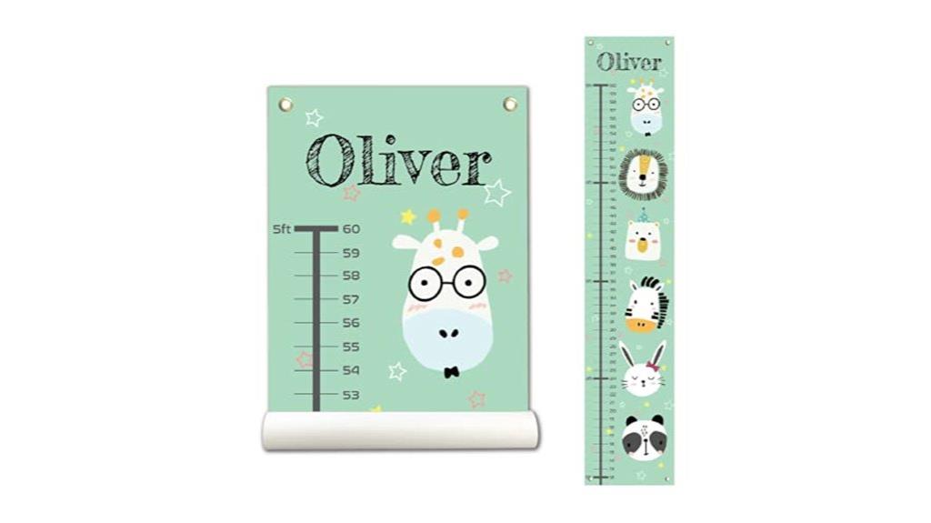 custom kids growth chart