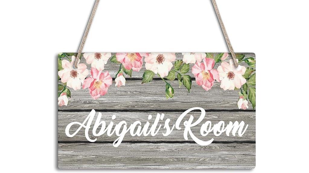 custom kids name door sign