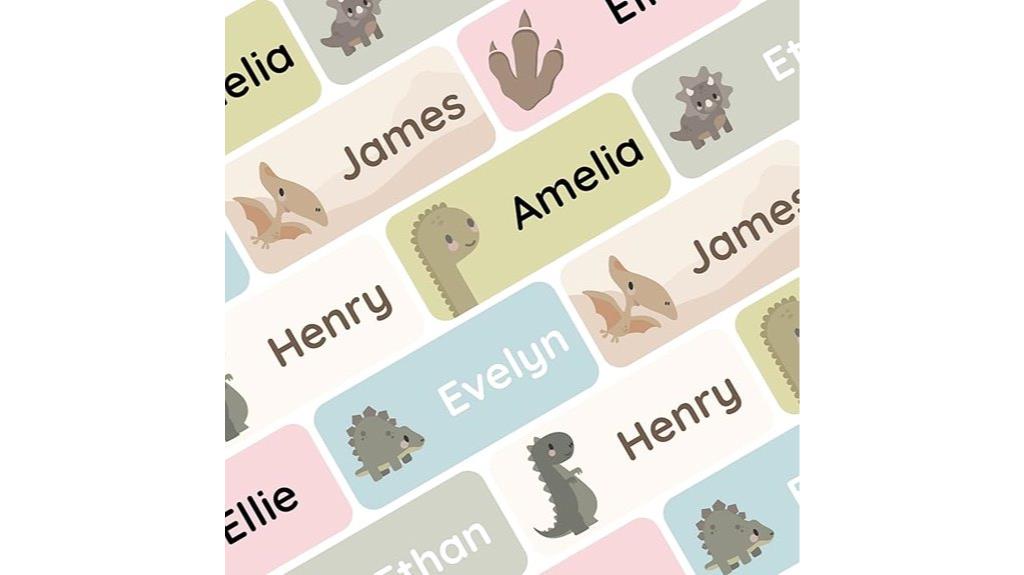 custom kids name labels