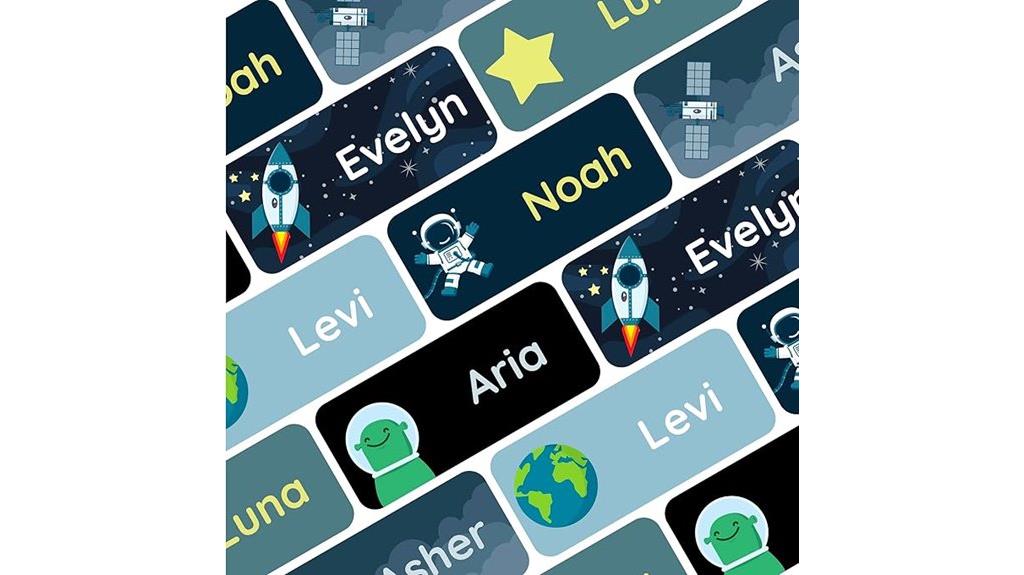 custom kids name labels